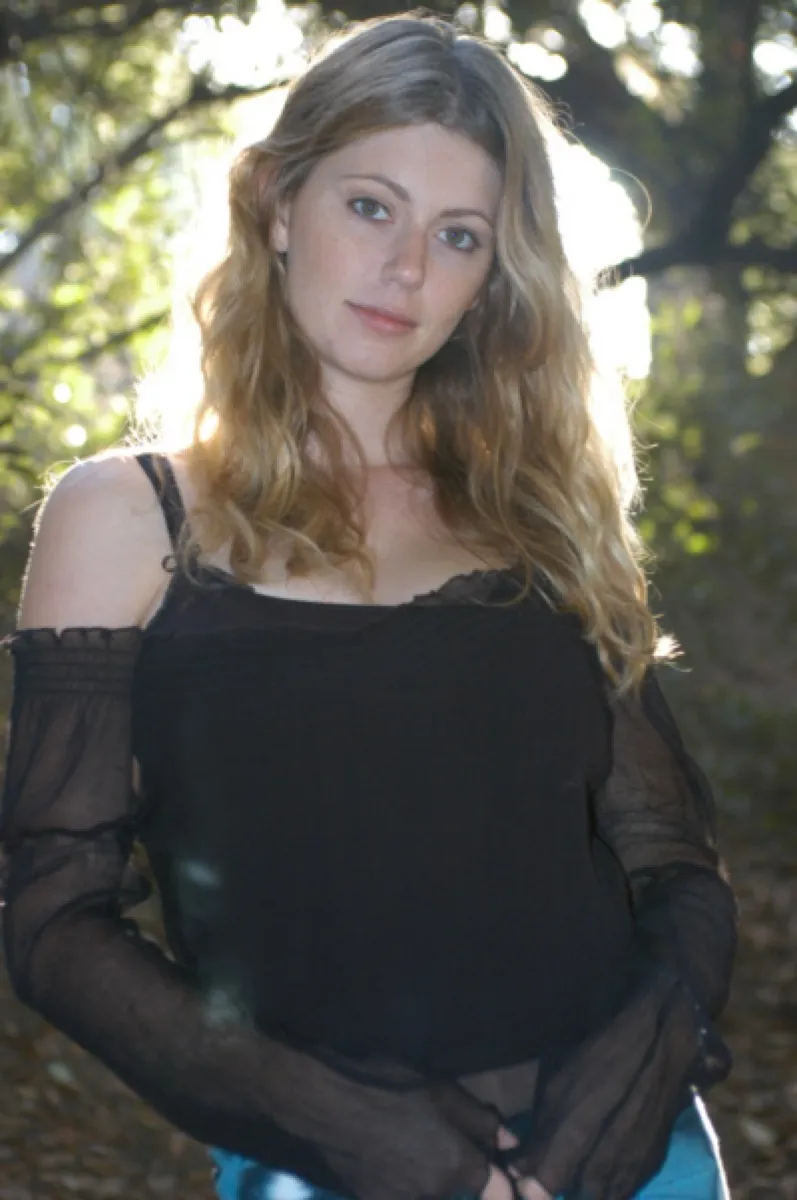 Diora Baird, On the set of Brain Blockers, 2007